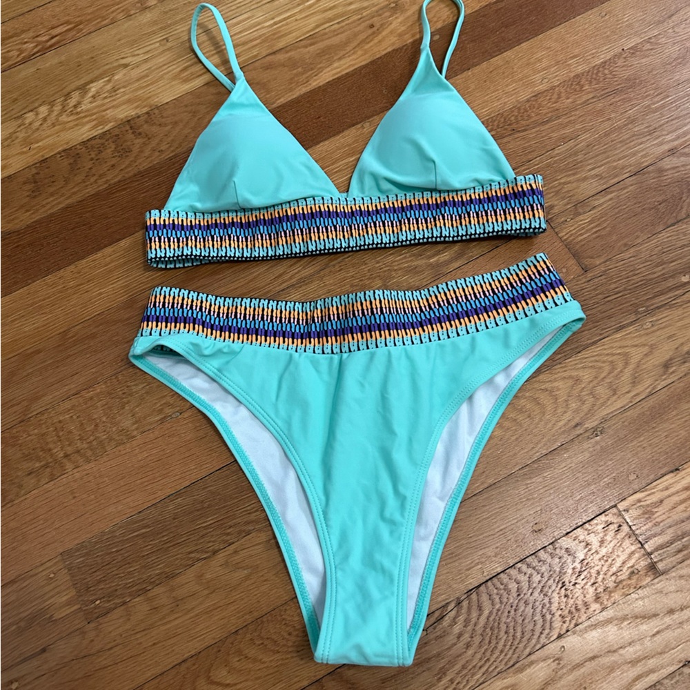 Aqua High Cut Bikini Set
